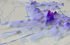 TOD study data visualization for transit planning