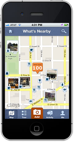 Walk Score on the iphone